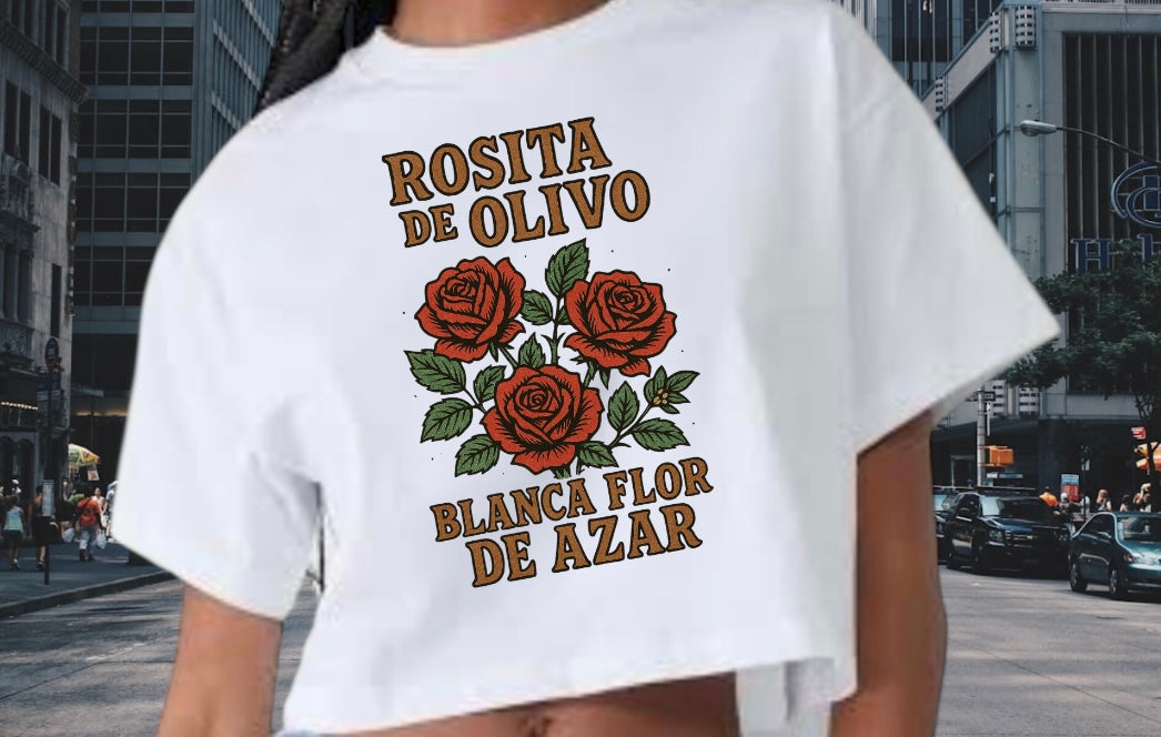 PLAYERA ROSITA DE OLIVO (MUJER)