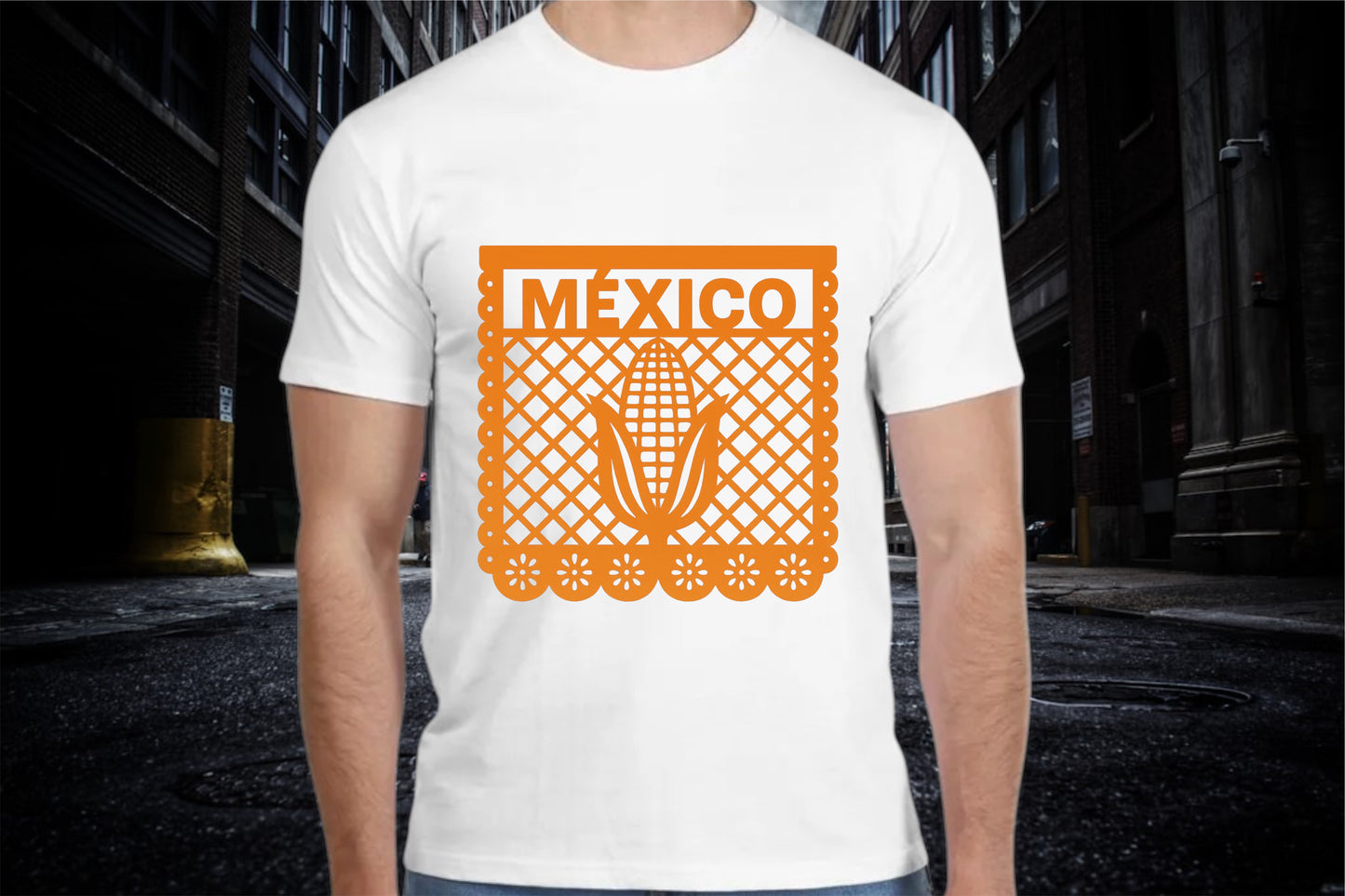 PLAYERA PAPEL PICADO  (HOMBRE)