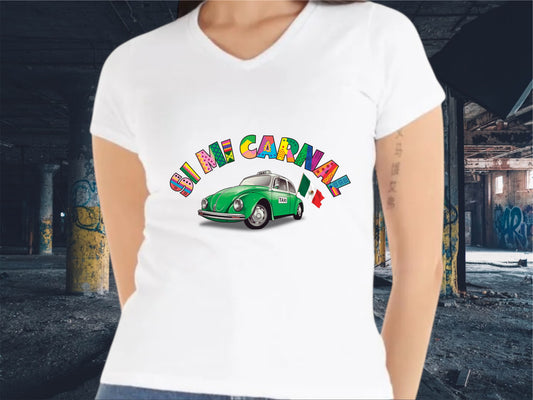 PLAYERA SI MI CARNAL (MUJER)