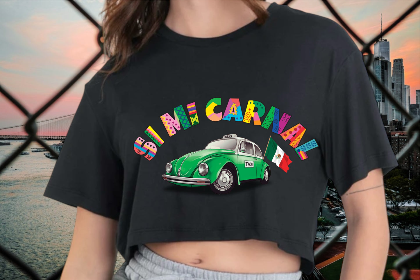 PLAYERA SI MI CARNAL (MUJER)