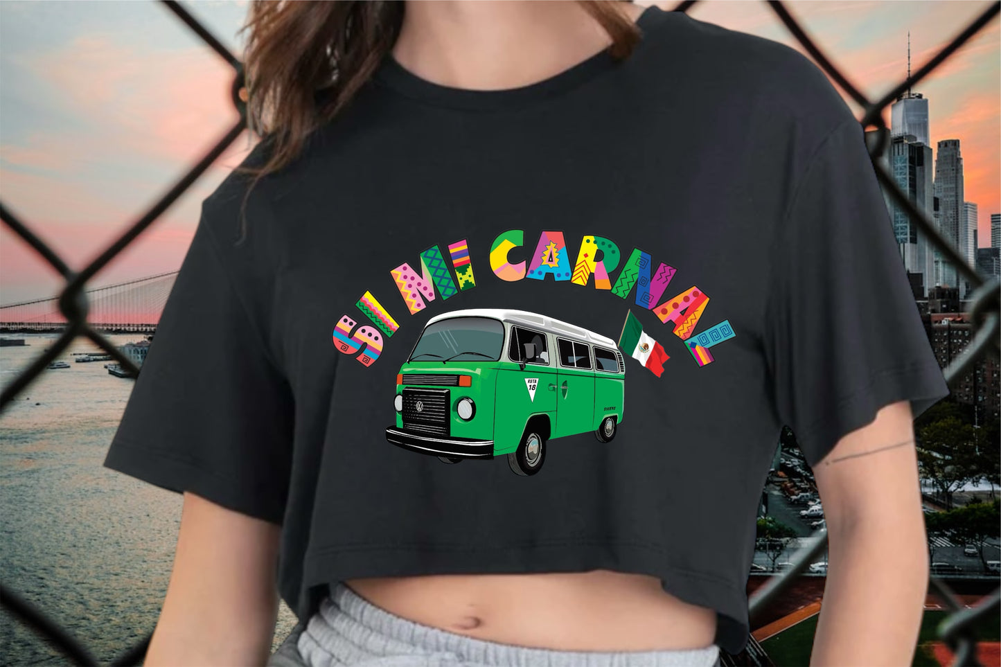 PLAYERA SI MI CARNAL (MUJER)