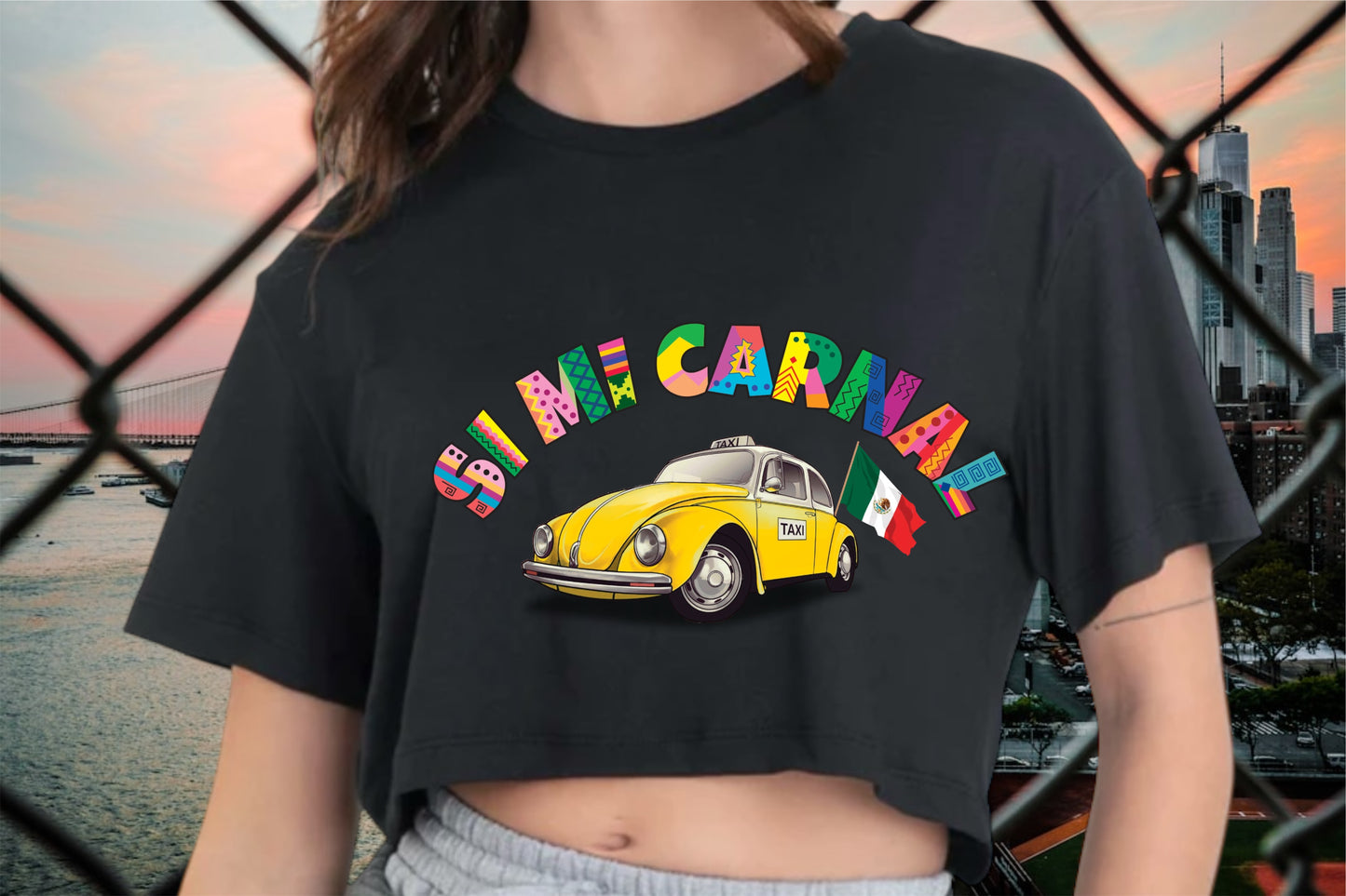 PLAYERA SI MI CARNAL (MUJER)