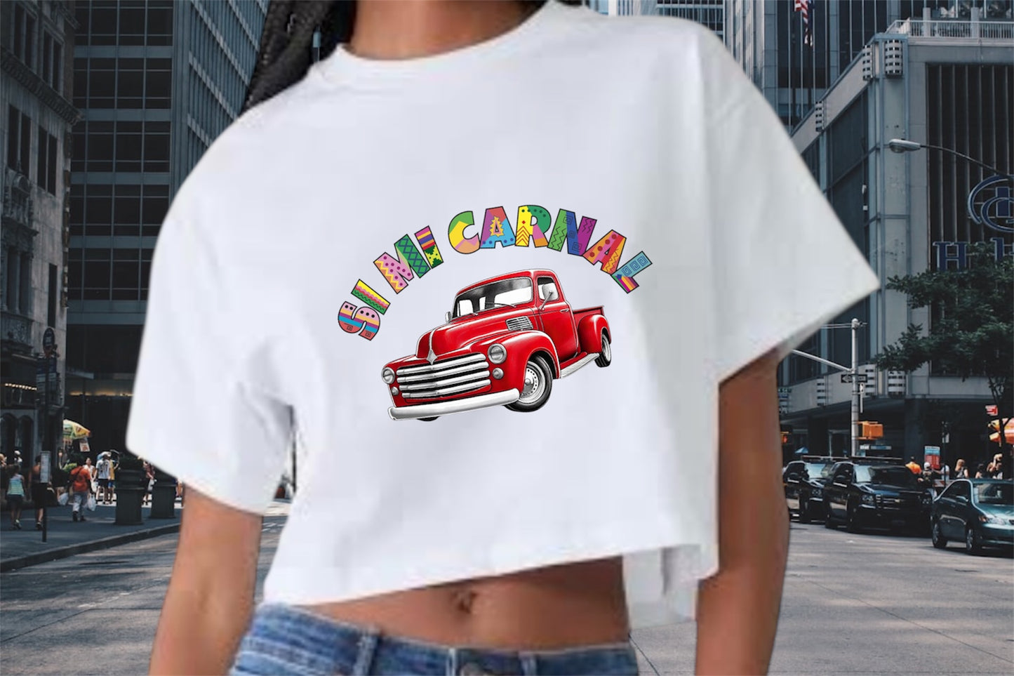 PLAYERA SI MI CARNAL (MUJER)
