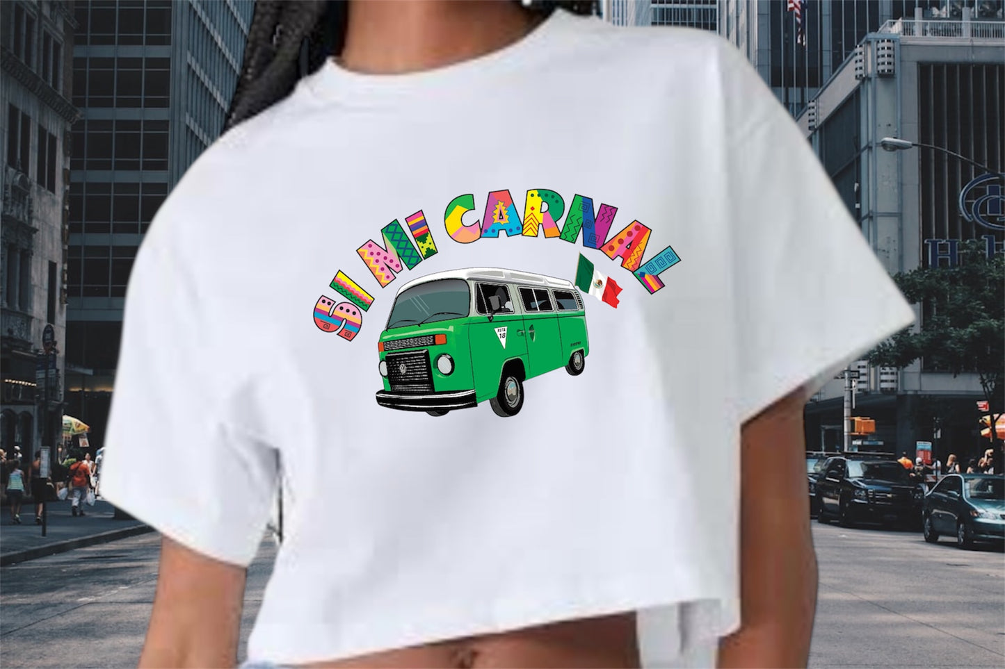 PLAYERA SI MI CARNAL (MUJER)